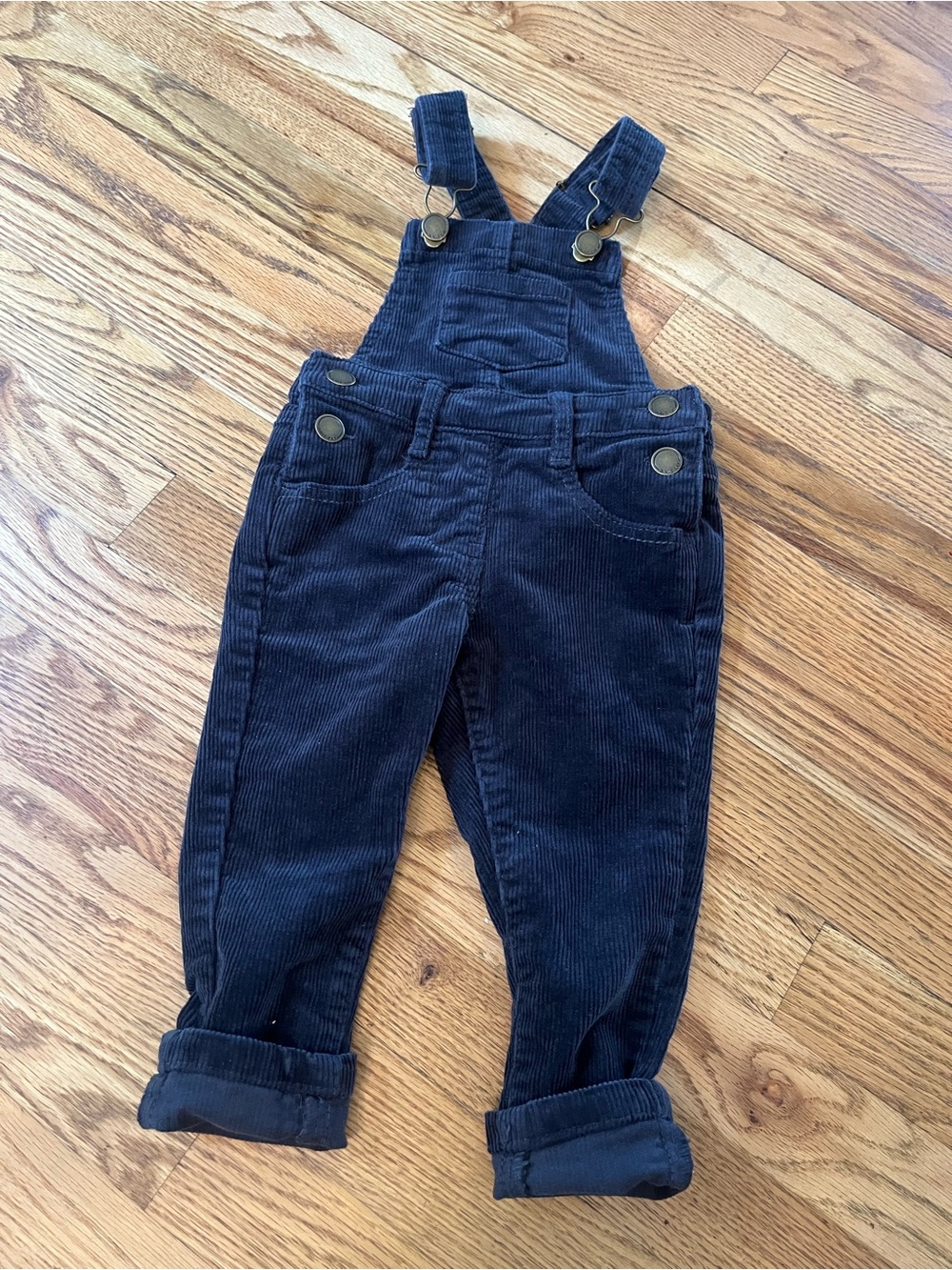 Jamie‎ Kay Corduroy Black Overall size 6-12m